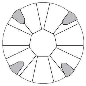Swarovski Single Stone Setting 17704