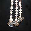 Tassle End of Beaded Crochet Lariat