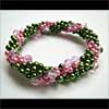 beaded crochet eternity bracelet