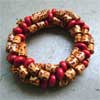 beaded crochet eternity bracelet