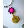 Swarovski Felt Ball pendant