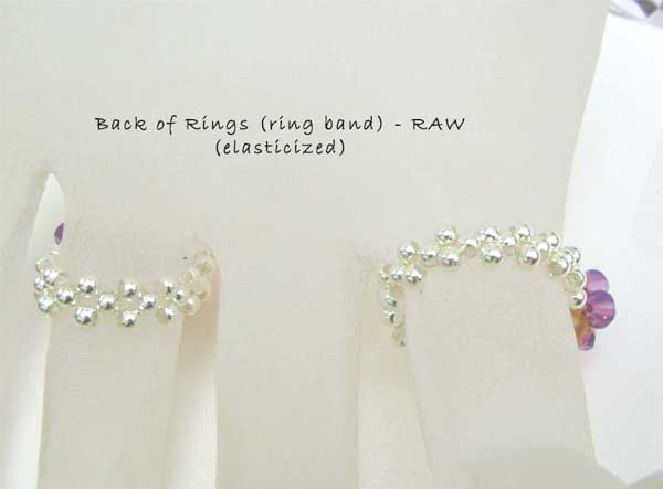 Petite Fleur Swarovski Rings