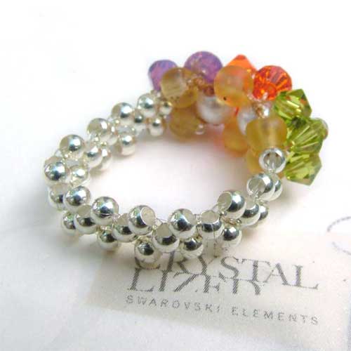 Petite Fleur Swarovski Rings