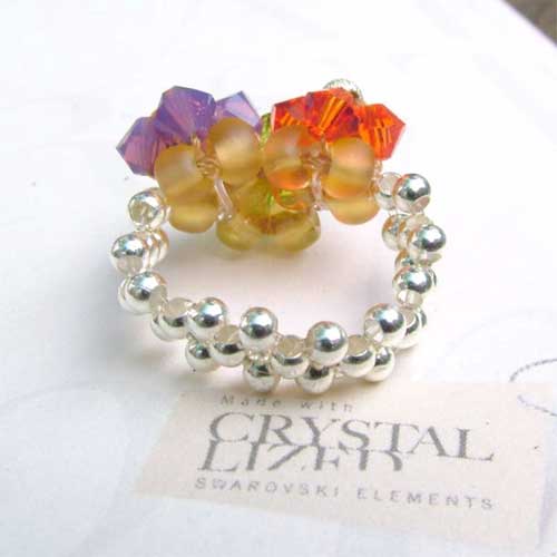 Petite Fleur Swarovski Rings