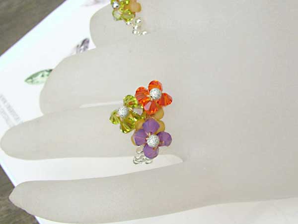 Petite Fleur Swarovski Rings