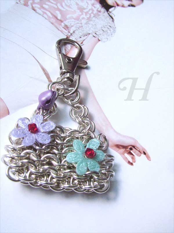 chain mail mini bag accessory