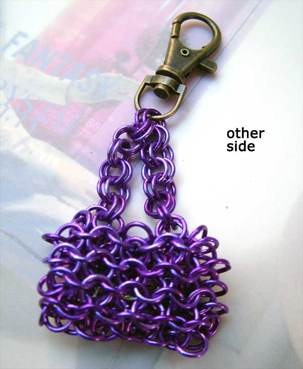 chain mail mini bag accessory