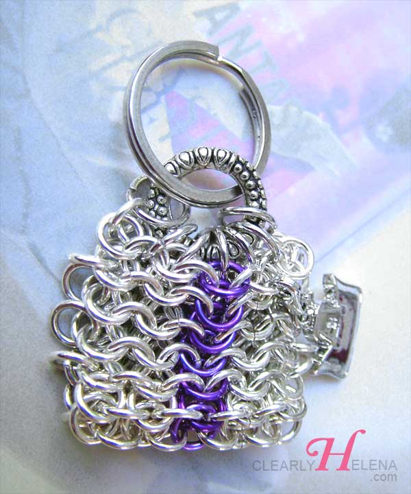 chain mail mini bag accessory