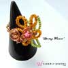 Spring Flower wire wrap ring