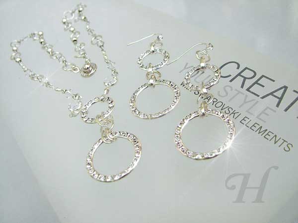 Glamorous Circles Jewelry Set