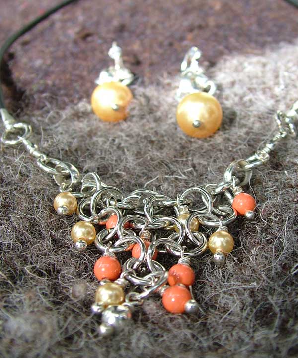 Triangulation Happy Gold - chain maille jewelry