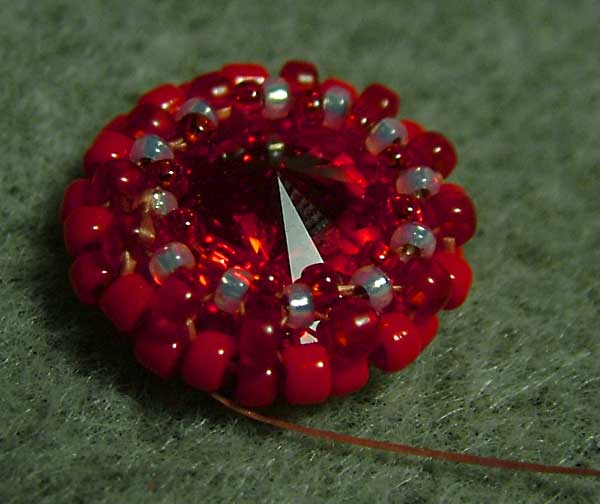 Fire and Water rivoli Swarovski earrings