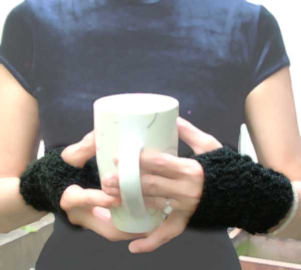 Crochet Fingerless Gloves Hand Warmers