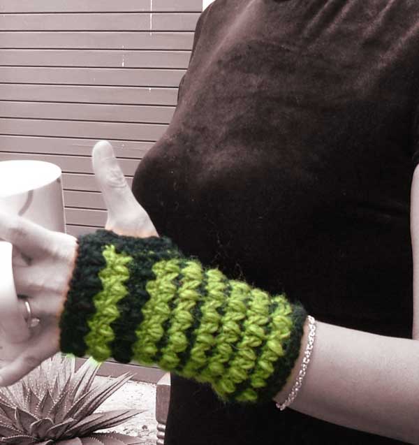 Crochet Fingerless Gloves Hand Warmers