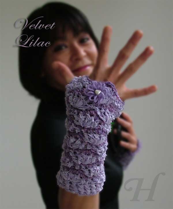 Crochet Fingerless Gloves Hand Warmers