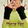 handmade fingerless gloves