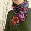 handmade crochet scarf neck-warmer