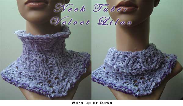 handmade neck tube or neck warmer