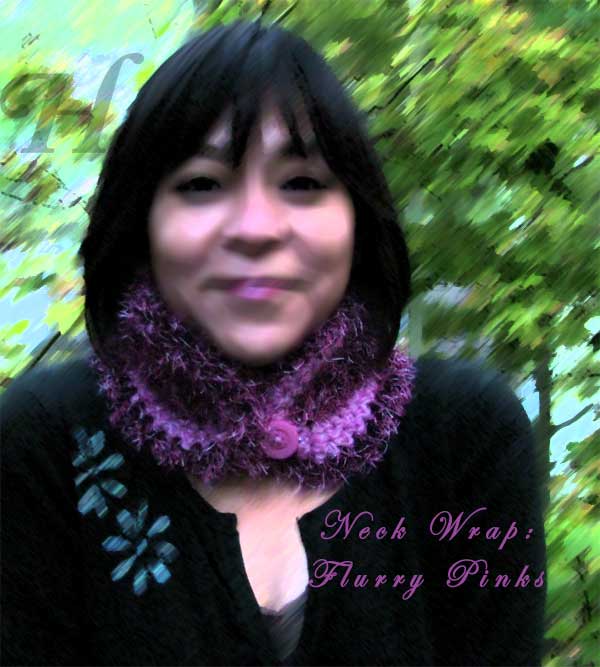 handmade neck warmer or neck wrap