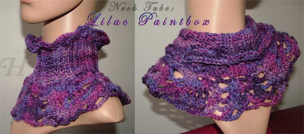 handmade neck tube or neck warmer