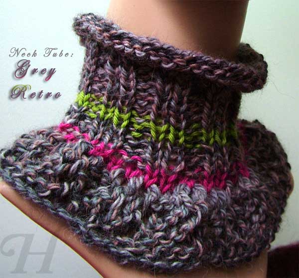 handmade neck tube or neck warmer