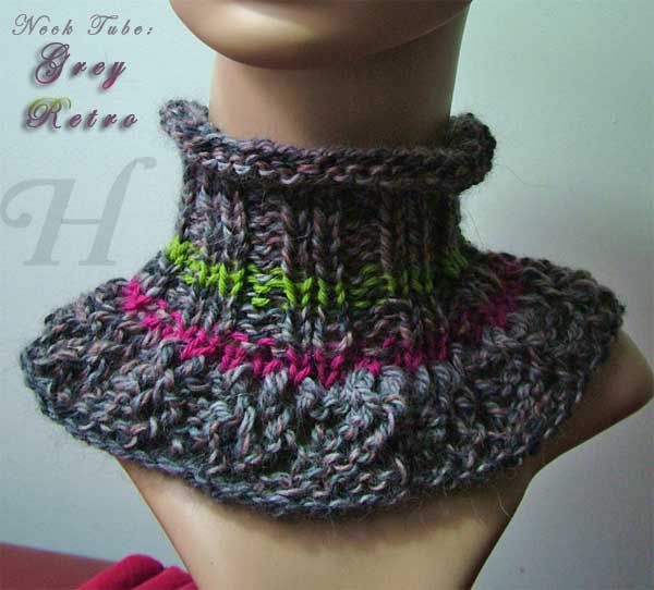 handmade neck tube or neck warmer