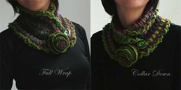 handmade neck warmer or neck wrap