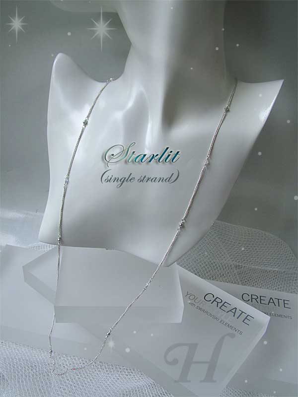 Starlit Swarovski and Sterling Silver Modular Necklace