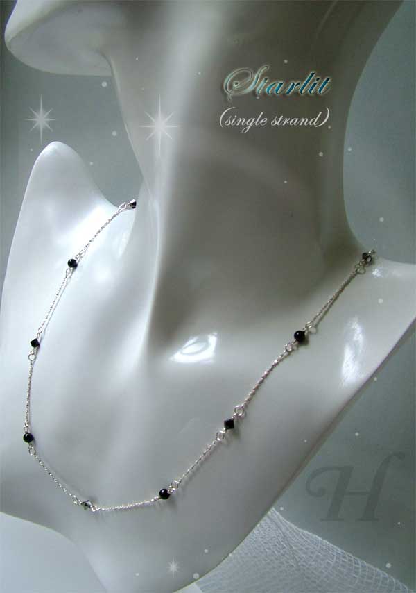 Starlit Swarovski and Sterling Silver Modular Necklace