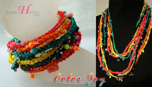 Beaded Crochet Rope Jewelry