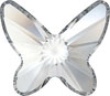 Swarovski Crystal Flat Back 2854 Butterfly
