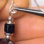 wire jewellery - drop earrings