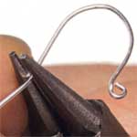 simple fish hook earwire