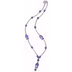 Y-necklace lariat necklace