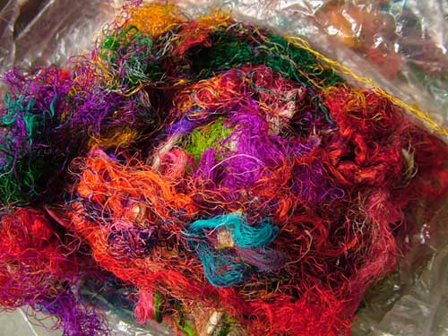 recycled sari silk