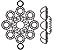 Swarovski Metal Button 60879