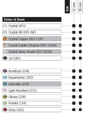 5520 graphic crystal bead