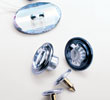 Swarovski Buttons, Fasteners, Zippers