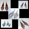 Bugle Beads Beaded Earrings