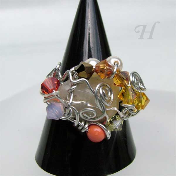 Free Formi Wire Wrapped Jewelry Ring Free Formi Wire Wrapped Jewelry Ring