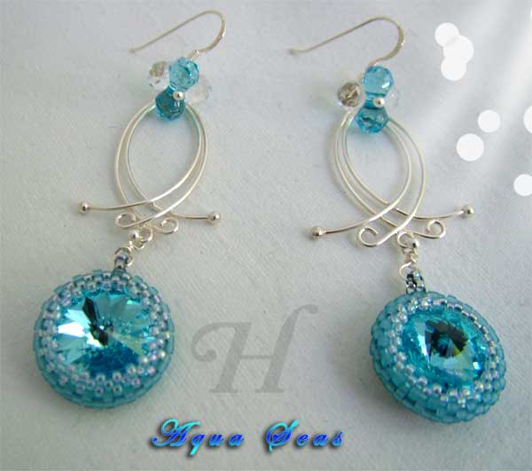 Bezel Beaded Rivoli Bezel Beaded Rivoli