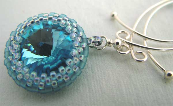 Bezel Beaded Rivoli Bezel Beaded Rivoli