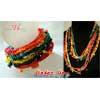 beaded crochet jewelry set