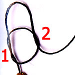 how to knot: double overhand knot